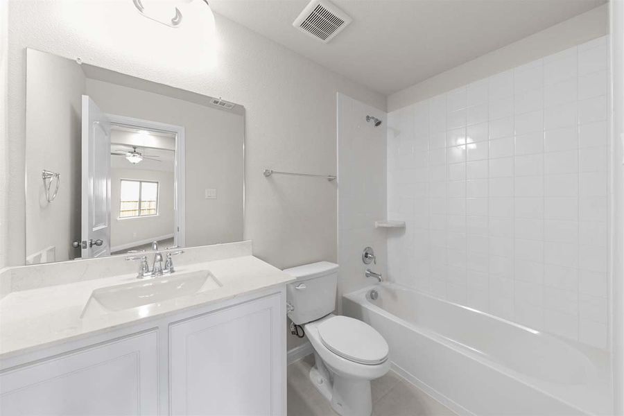 Furnished interior view inside a new home in Leonard Trails, Anna (Image 9).