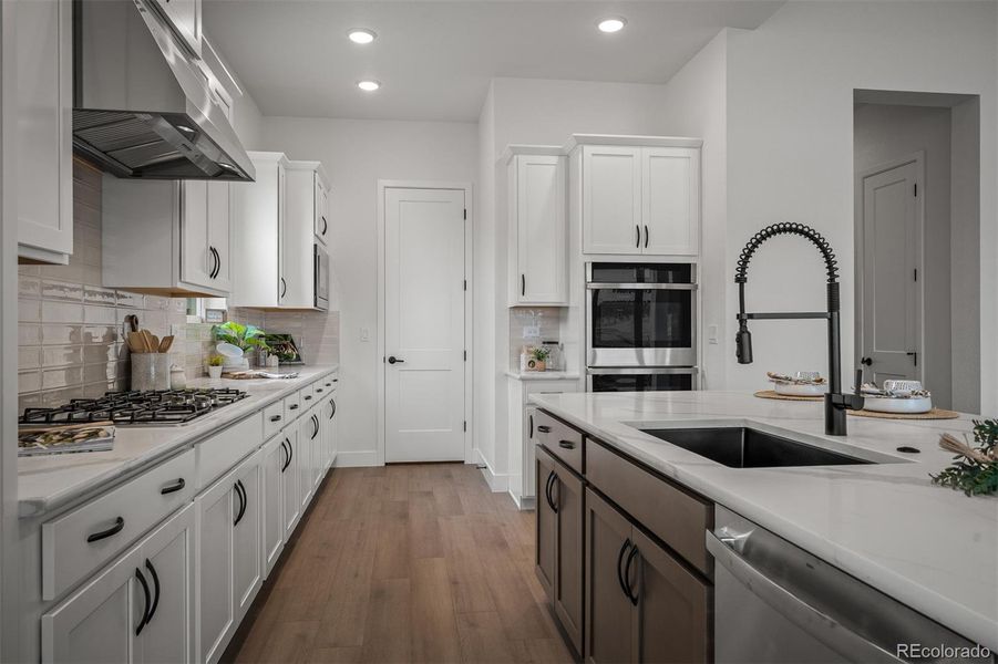 Furnished interior view inside a new home in Wolf Ranch - Enclave Collection, Colorado Springs (Image 17).