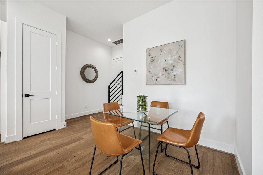 Furnished interior view inside a new home in , Houston (Image 42).