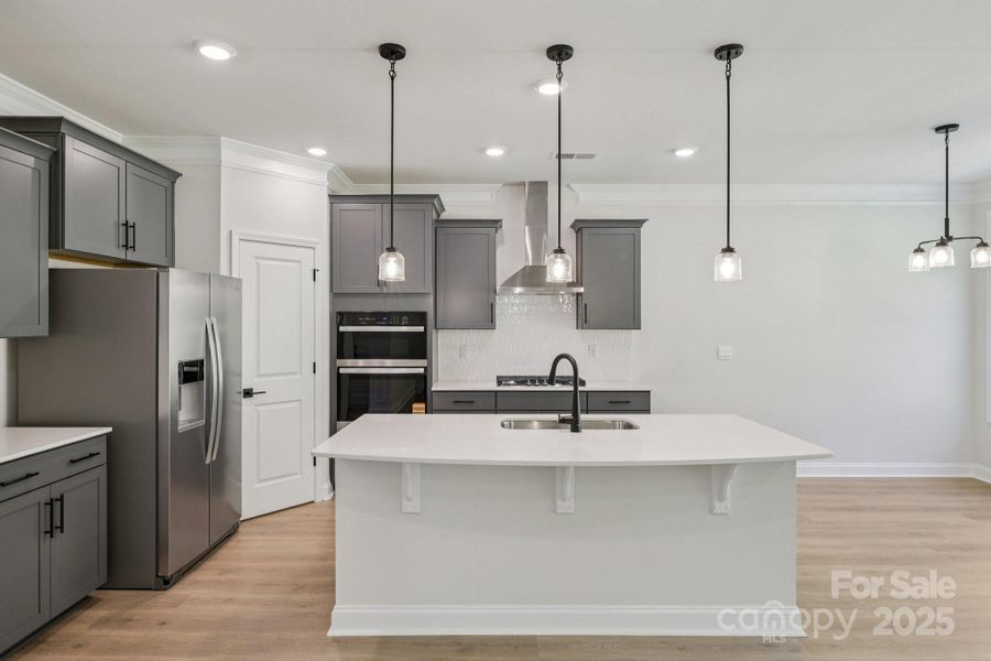Furnished interior view inside a new home in Falls Cove, Troutman (Image 16). Furnished interior view inside a new home in Falls Cove, Troutman (Image 16).
