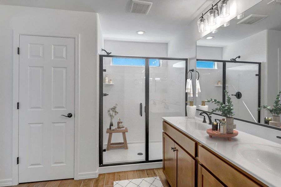 Furnished interior view inside a new home in Ironwood Villages at North Creek, Queen Creek (Image 9).