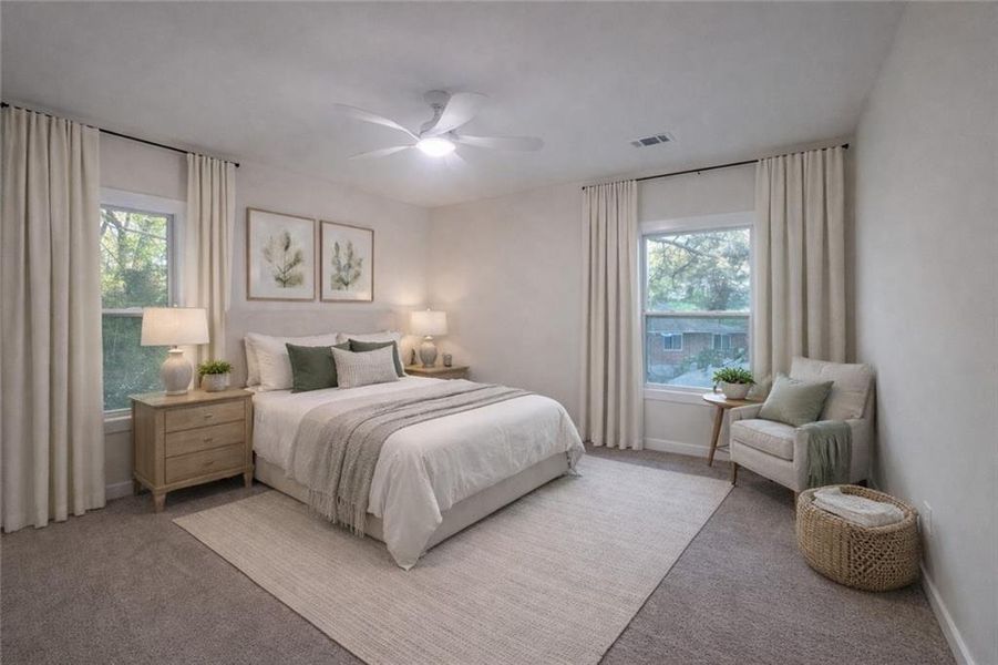 Furnished interior view inside a new home in , Decatur (Image 11).