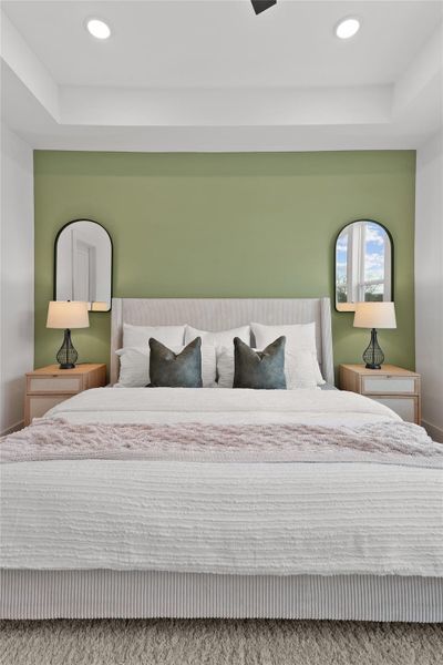 Furnished interior view inside a new home in Bauman Landing, Houston (Image 25).