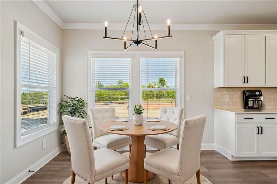Furnished interior view inside a new home in River Pointe, Monroe (Image 11).