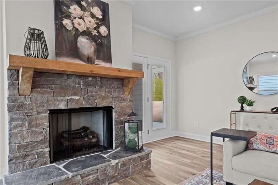 Furnished interior view inside a new home in Stratford at NatureWalk, Dallas (Image 6).