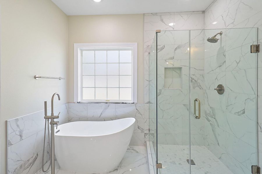 Furnished interior view inside a new home in , Crosby (Image 6).