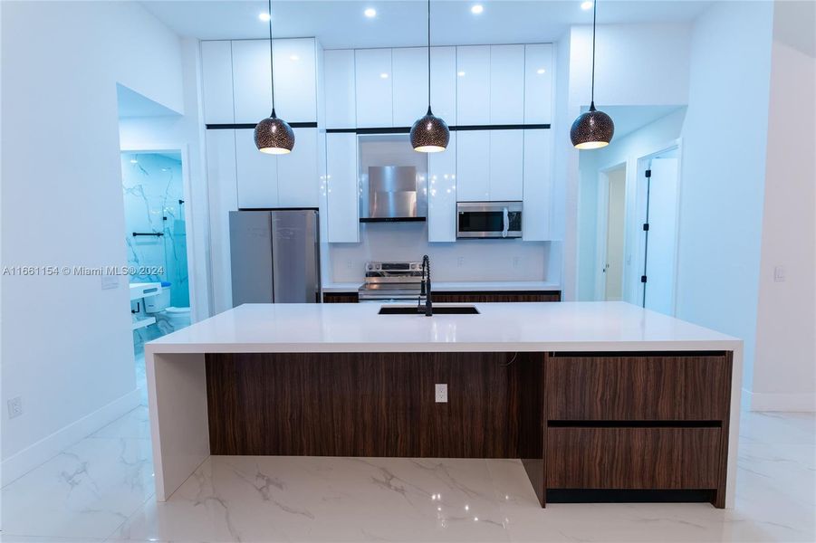 Furnished interior view inside a new home in , Cape Coral (Image 28).