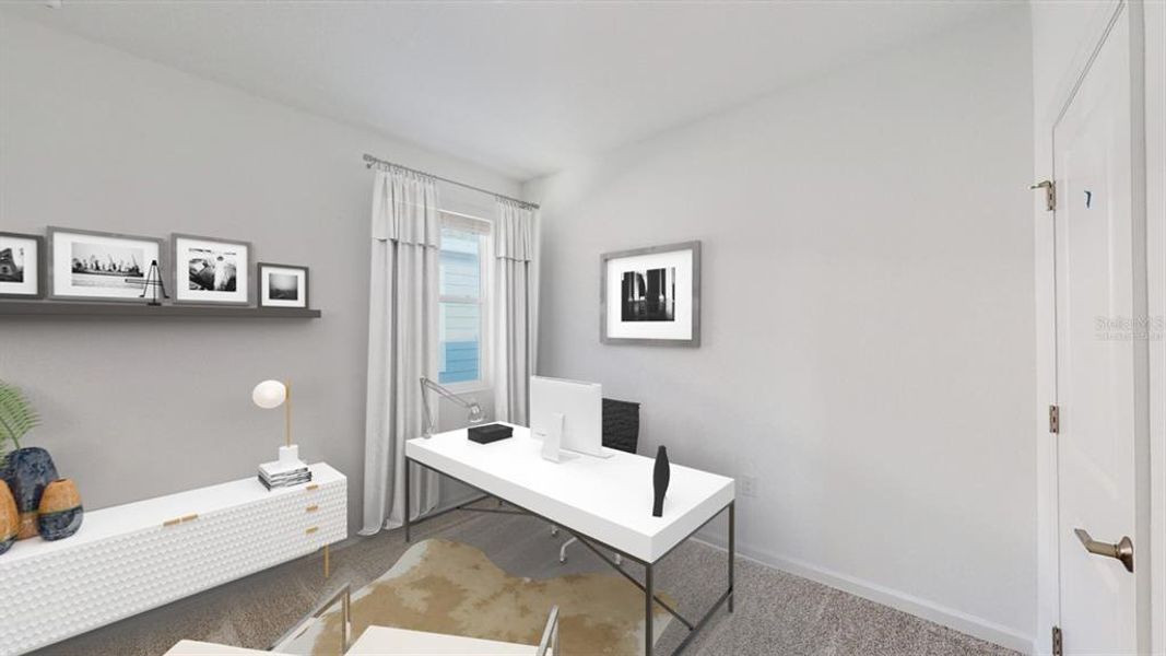 Furnished interior view inside a new home in , Clermont (Image 6).