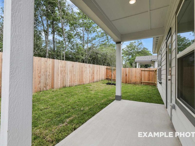 Representative exterior details of a home built from the The Frio F by Davidson Homes LLC in Spring Branch Crossing, Conroe (Image 4).