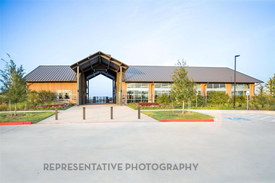 Front exterior of a new home in Jordan Ranch: 65ft. lots, Fulshear, TX, highlighting curb appeal (Image 1). Front exterior of a new home in Jordan Ranch: 65ft. lots, Fulshear, TX, highlighting curb appeal (Image 1).