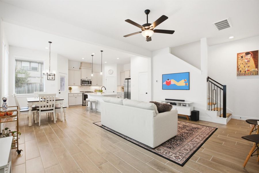 Furnished interior view inside a new home in , Cypress (Image 5).