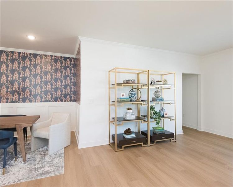 Furnished interior view inside a new home in Cooper's Walk, Loganville (Image 23).