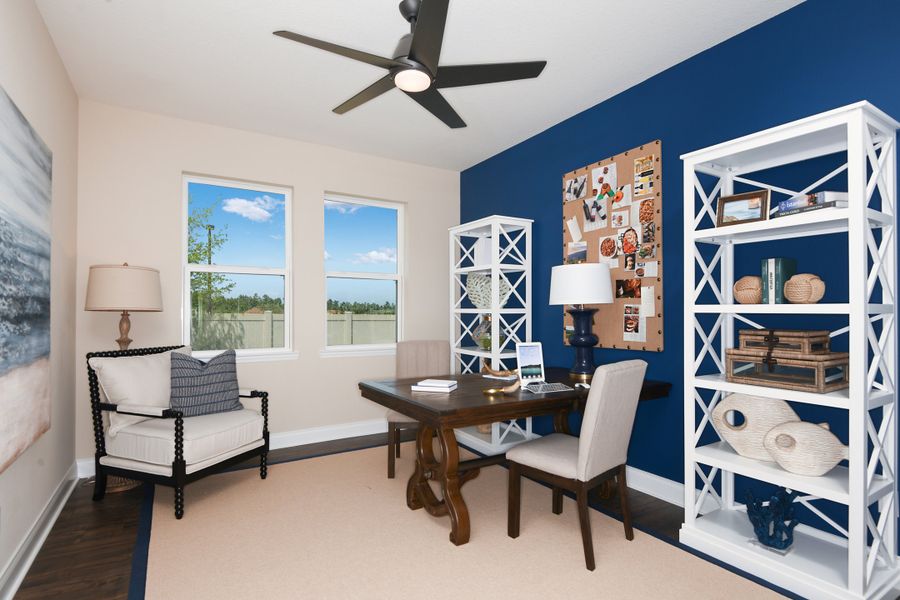 Representative furnished interior of a home built from the Radcliff by Beazer Homes in Vintner Reserve, Groveland (Image 8). Representative furnished interior of a home built from the Radcliff by Beazer Homes in Vintner Reserve, Groveland (Image 8).