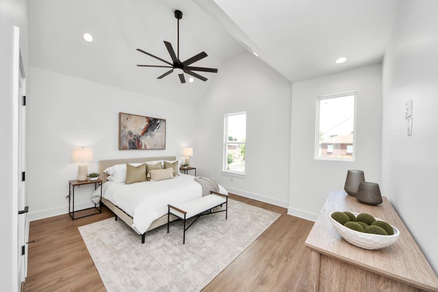 Furnished interior view inside a new home in , Houston (Image 11).