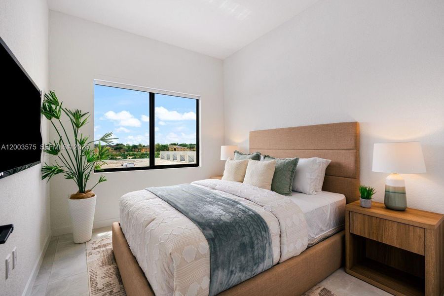Furnished interior view inside a new home in On Centro, Florida City (Image 8).