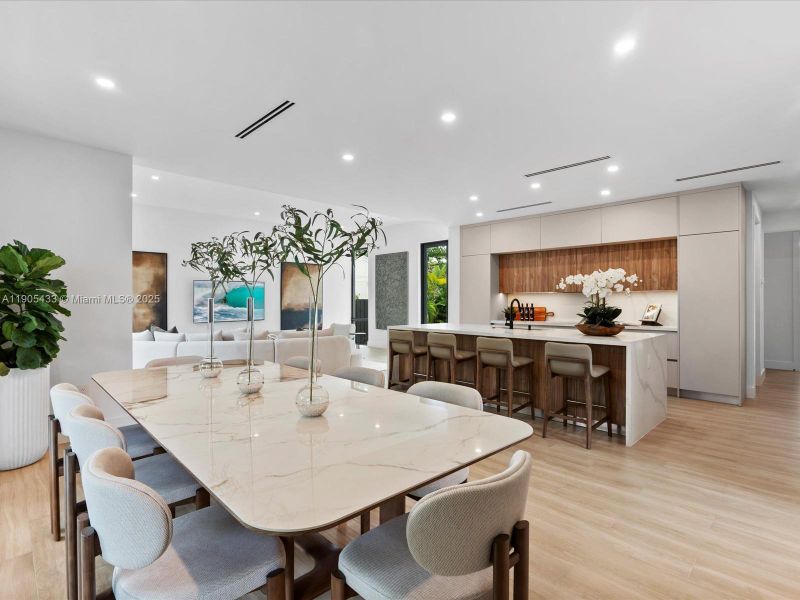 Furnished interior view inside a new home in , Miami (Image 5).