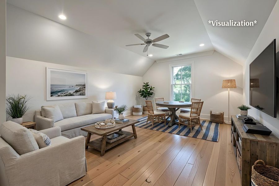 Furnished interior view inside a new home in , Seabrook Island (Image 45).