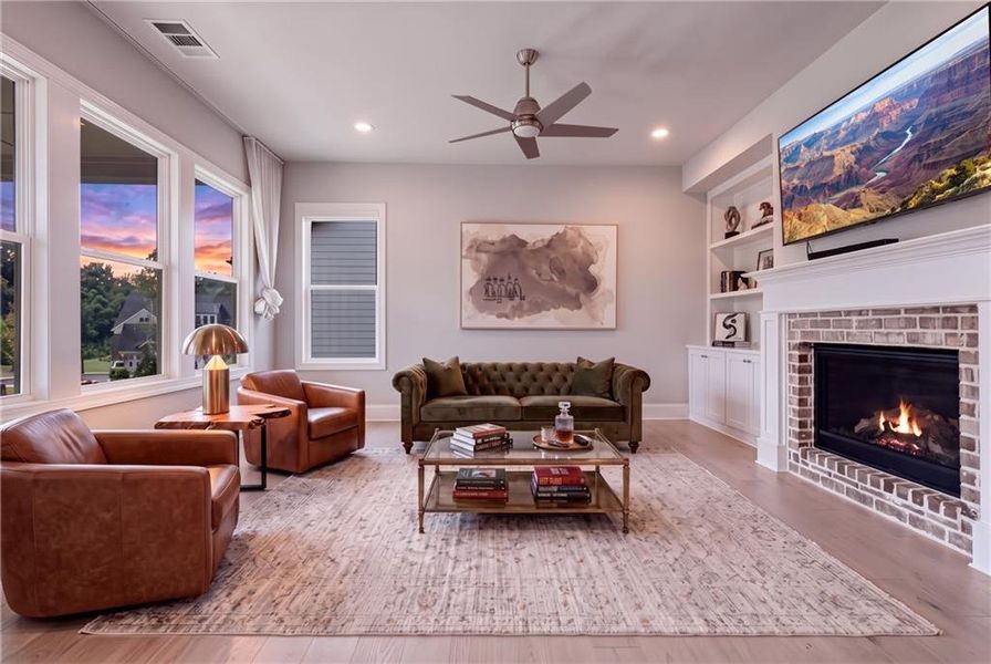 Furnished interior view inside a new home in , Woodstock (Image 17).