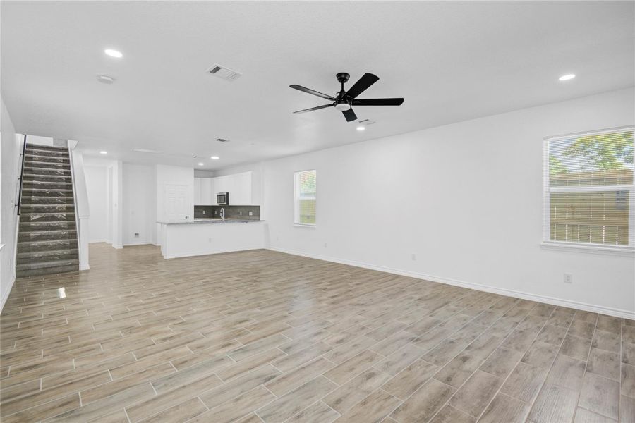 Spacious, unfurnished interior of a new home in , Houston (Image 15). Spacious, unfurnished interior of a new home in , Houston (Image 15).