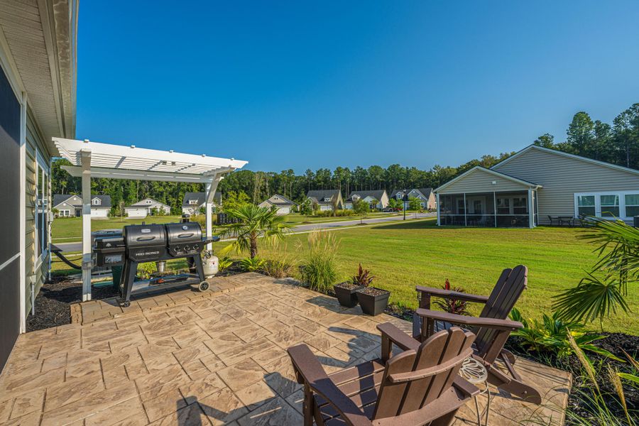 Exterior details and patio area of a home in , Summerville (Image 26).