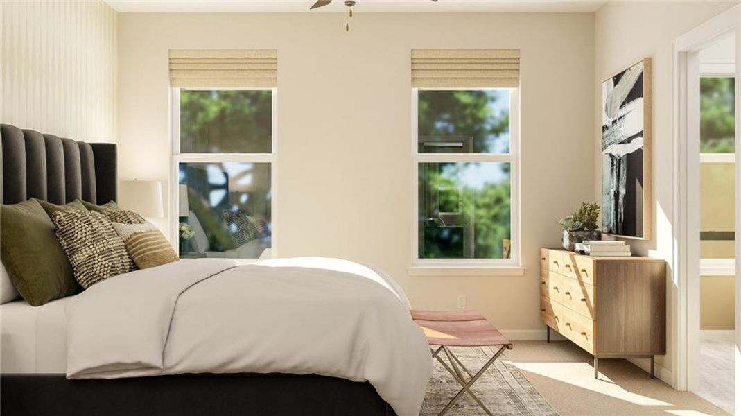 Furnished interior view inside a new home in Forrest Crossing, Woodstock (Image 15).