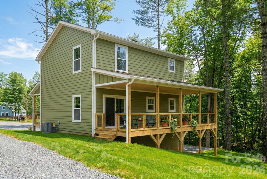 Exterior details and patio area of a home in , Fairview (Image 28).