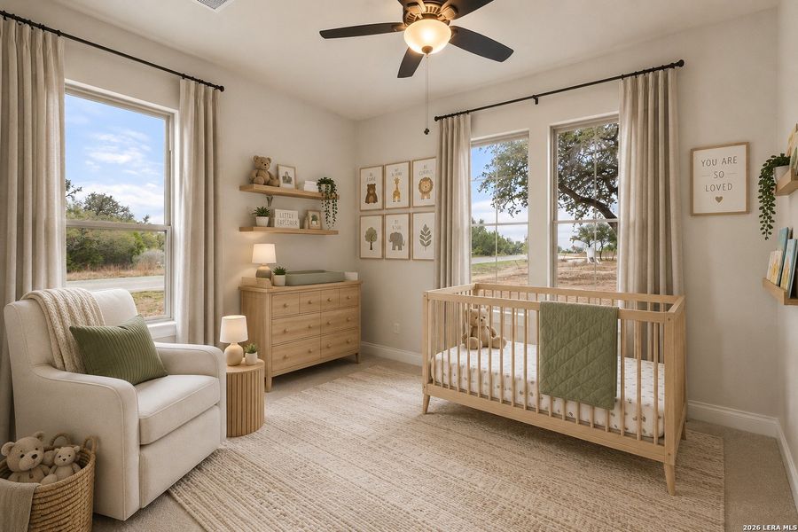 Furnished interior view inside a new home in , Spring Branch (Image 14).