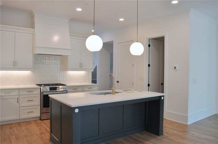 Furnished interior view inside a new home in The Carlyle, Marietta (Image 45).