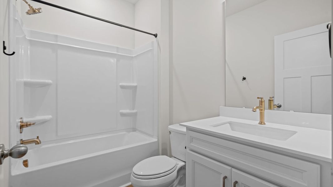 Furnished interior view inside a new home in Iris Meadows, Moore (Image 25).