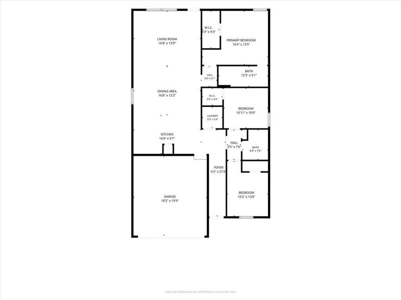2D floor plan layout of this home in Bridgewater, Princeton, TX (Image 5). 2D floor plan layout of this home in Bridgewater, Princeton, TX (Image 5).