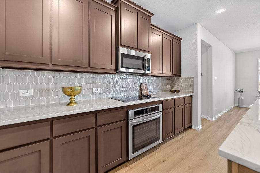 Furnished interior view inside a new home in Oak Grove Addition, Springtown (Image 9).