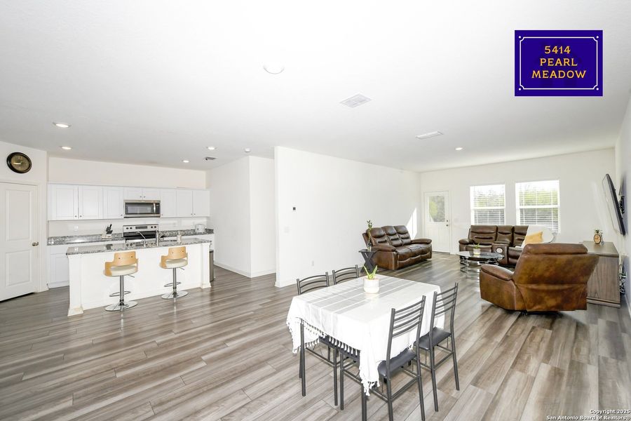 Furnished interior view inside a new home in Liberte, Converse (Image 4).