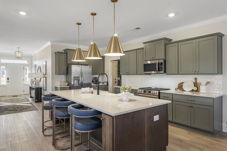 Representative furnished interior of a home built from the Webster - Vanguard Collection by Mungo Homes in Parris Meadows, Chesnee (Image 4).
