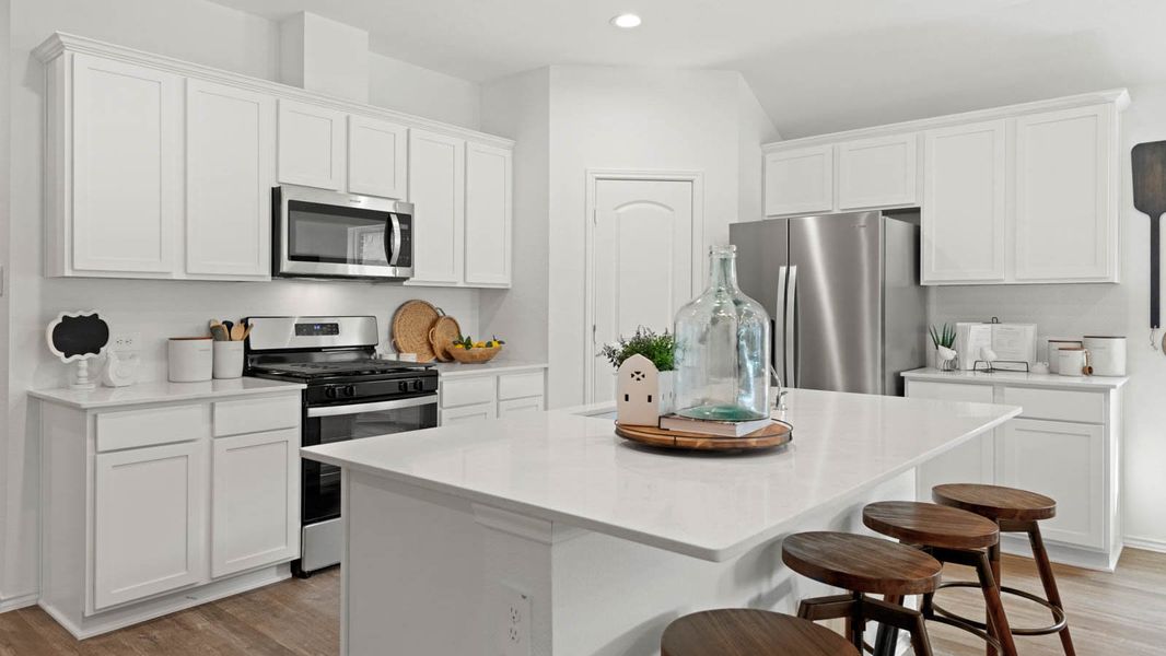 Furnished interior view inside a new home in Porters Mill, New Caney (Image 5).
