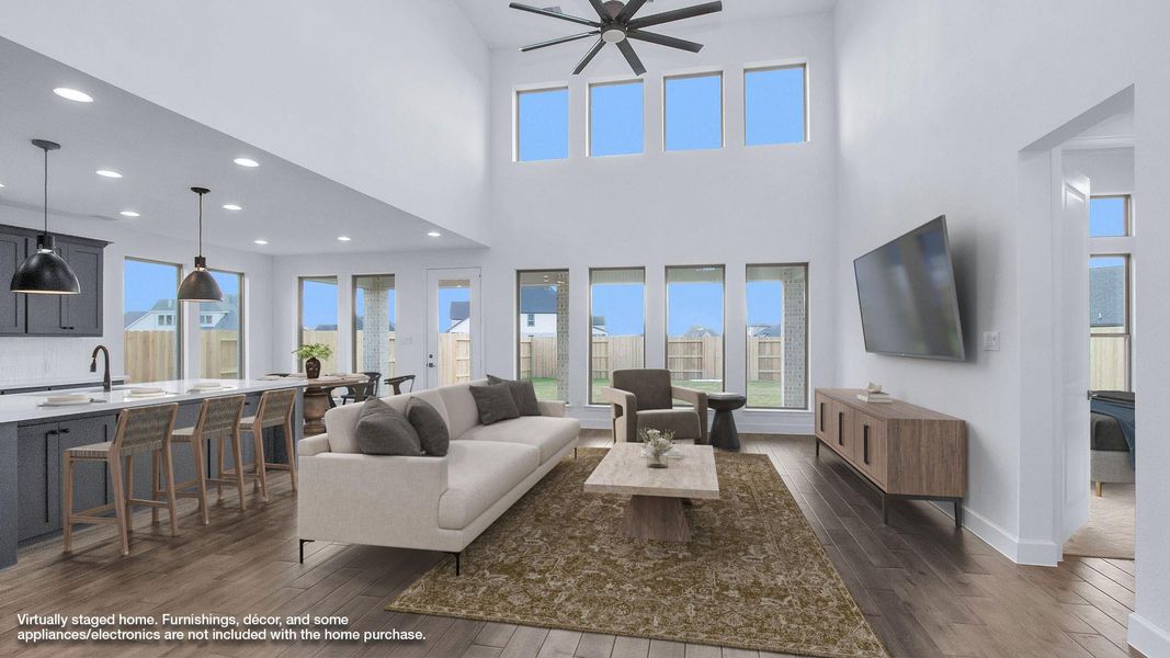 Furnished interior view inside a new home in Briarley, Montgomery (Image 9).