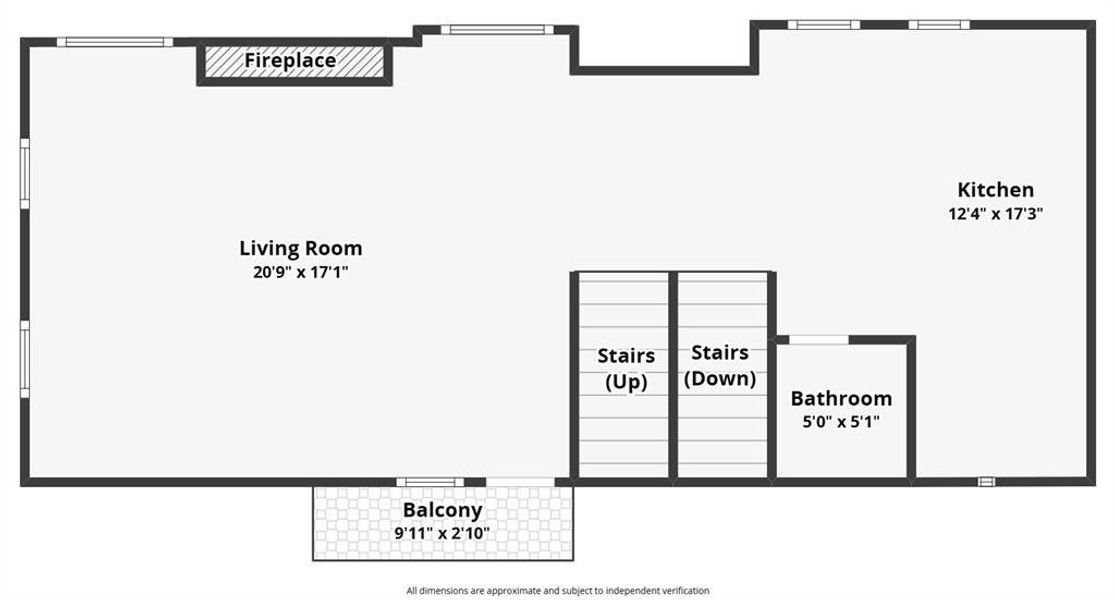 2D floor plan layout of this home in , Dallas, TX (Image 4).