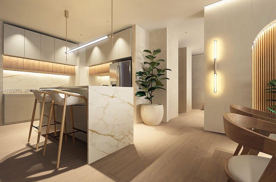 Furnished interior view inside a new home in , North Miami (Image 8).