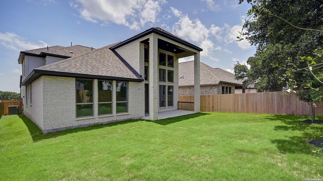 Exterior details and patio area of a home in Kallison Ranch, San Antonio (Image 23). Exterior details and patio area of a home in Kallison Ranch, San Antonio (Image 23).