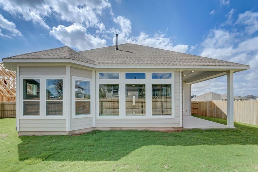 Representative exterior details of a home built from the The Jewel by David Weekley Homes in Davis Ranch 50', San Antonio (Image 4). Representative exterior details of a home built from the The Jewel by David Weekley Homes in Davis Ranch 50', San Antonio (Image 4).