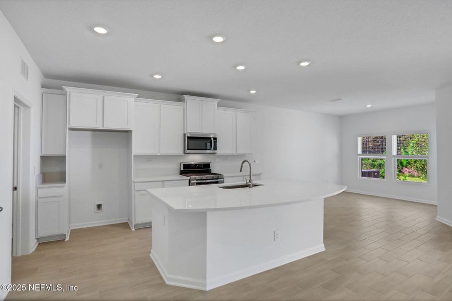 Furnished interior view inside a new home in Cordova Palms, St. Augustine (Image 9).