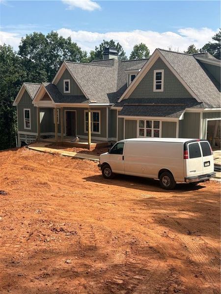 In-progress construction of a new home in , Ball Ground, GA (Image 62).