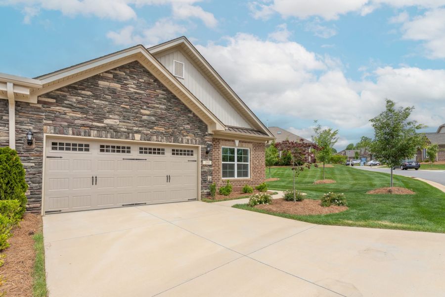 Representative exterior photo of a completed home built from the Franklin by Keystone Homes NC in Friedberg Village, Winston-Salem, NC (Image 19).