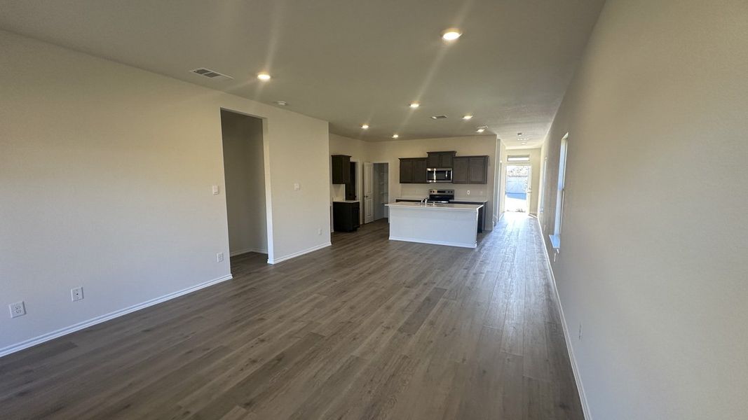 Representative unfurnished interior of a home built from the FLORENCE by D.R. Horton in Northspur, Forney (Image 17). Representative unfurnished interior of a home built from the FLORENCE by D.R. Horton in Northspur, Forney (Image 17).