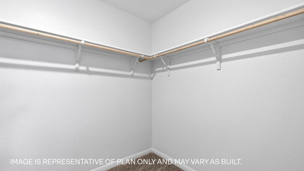 Representative unfurnished interior of a home built from the The Easton by D.R. Horton in Prairie Lakes, Buda (Image 17).