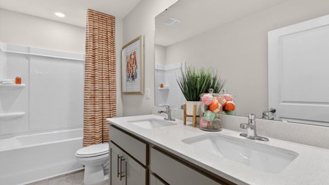 Furnished interior view inside a new home in Cross Creek, Spring Lake (Image 28).