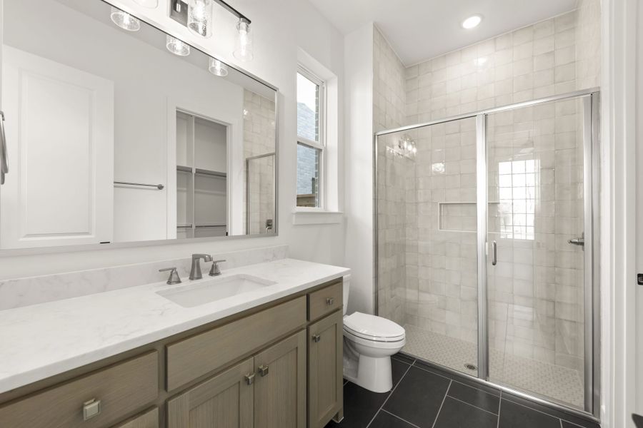Furnished interior view inside a new home in Mosaic – 70′ Lots, Celina (Image 5).