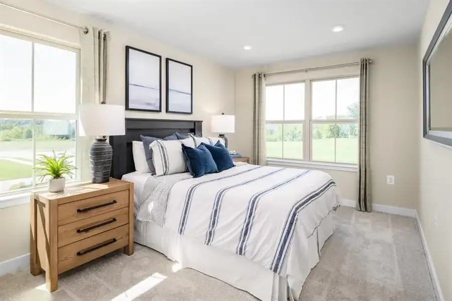 Furnished interior view inside a new home in Newberry 55+ Villas, McDonough (Image 22).