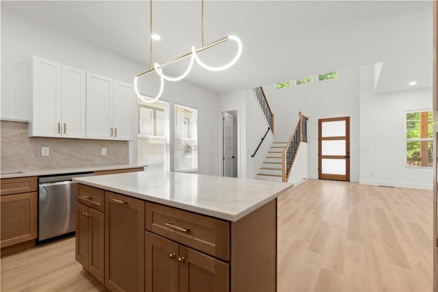 Furnished interior view inside a new home in , Atlanta (Image 5).