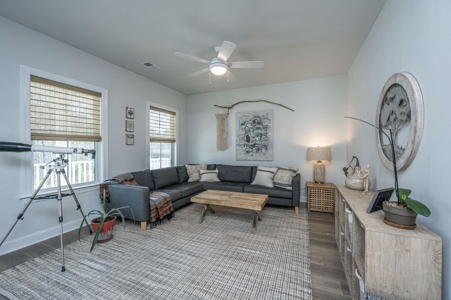 Furnished interior view inside a new home in , Awendaw (Image 32).