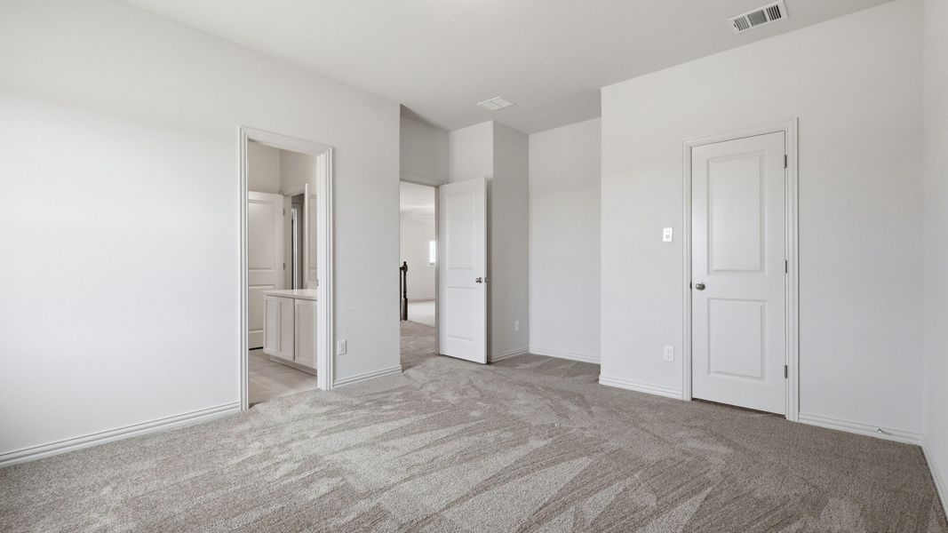 Furnished interior view inside a new home in Churchill, Anna (Image 32). Furnished interior view inside a new home in Churchill, Anna (Image 32).